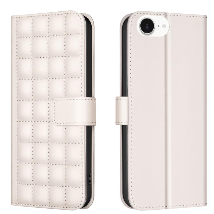 Square Texture Leather Phone Case, For iPhone 17 Pro Max, For iPhone 16e, For iPhone 16 Pro Max, For iPhone 16 Pro