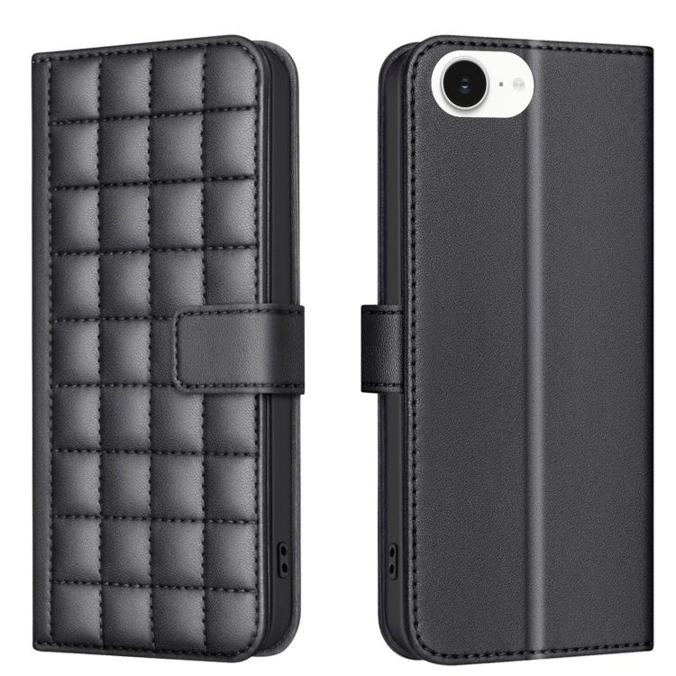 Square Texture Leather Phone Case, For iPhone 17 Pro Max, For iPhone 16e, For iPhone 16 Pro Max, For iPhone 16 Pro