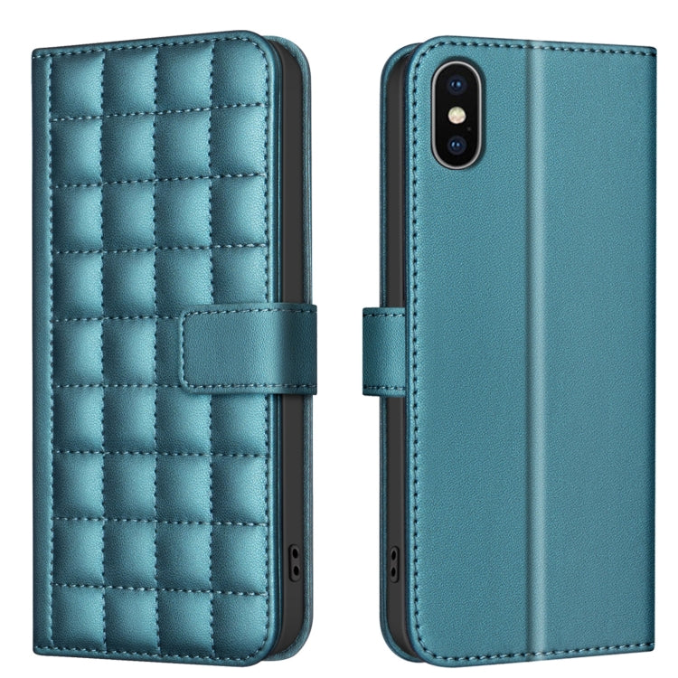 Square Texture Leather Phone Case, For iPhone 11 Pro, For iPhone XR, For iPhone XS Max, For iPhone 8 Plus / 7 Plus