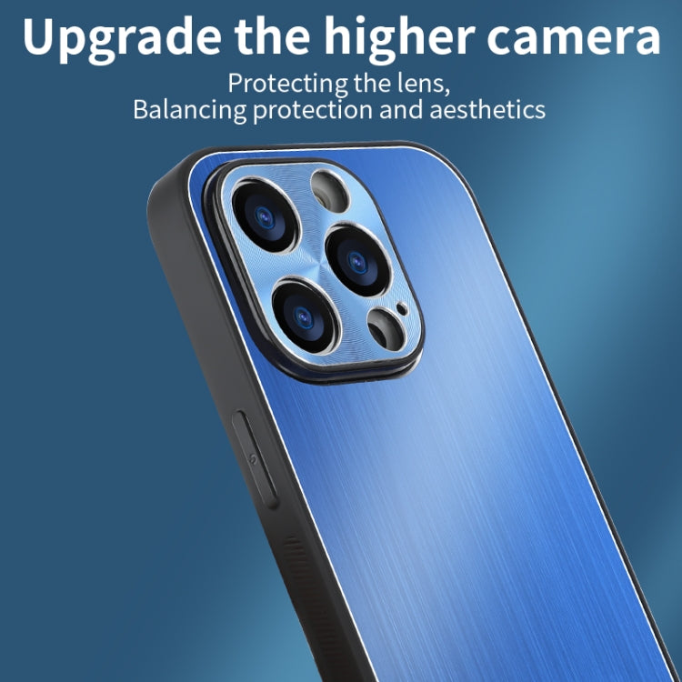 PC Hybrid Aluminum Alloy Brushed Shockproof Phone Case, Series 2