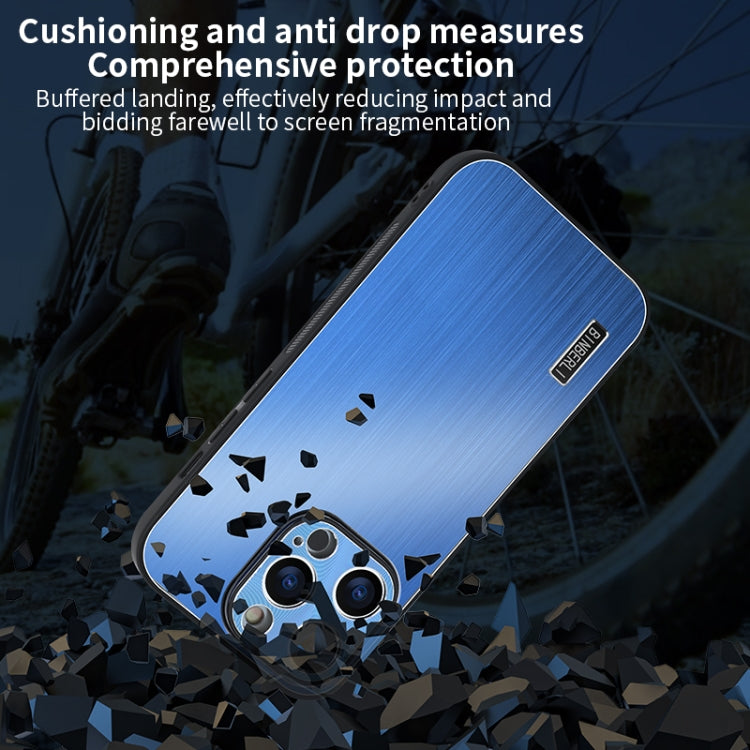 PC Hybrid Aluminum Alloy Brushed Shockproof Phone Case, Series 2