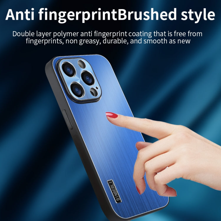 PC Hybrid Aluminum Alloy Brushed Shockproof Phone Case, Series 2