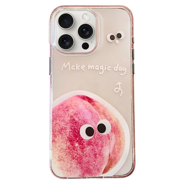Fruit Pattern PC + TPU Transparent Phone Case
