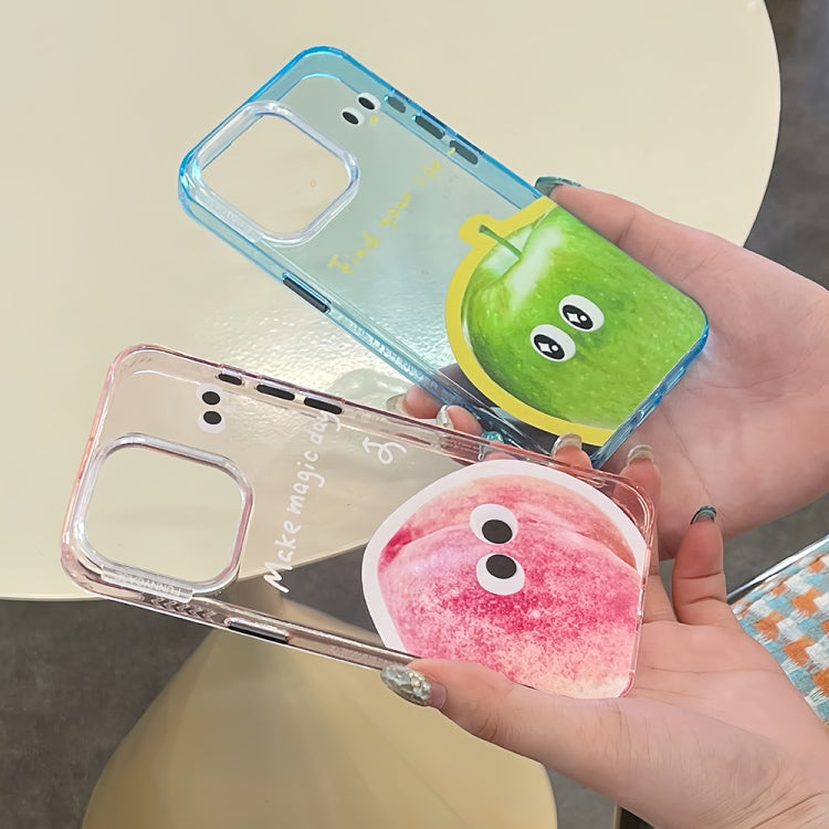 Fruit Pattern PC + TPU Transparent Phone Case