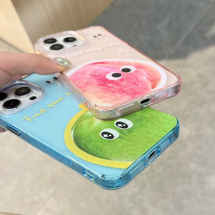 Fruit Pattern PC + TPU Transparent Phone Case