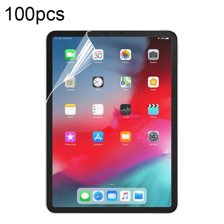 100pcs HD Screen Protector Film, For iPad 10th Gen 10.9 2022, For iPad Air 4 / 5 10.9 inch A2325 A2316, For iPad 10.2 inch 2019 2020 2021, For iPad mini 6 8.3 inch A2567, For iPad Pro 12.9 inch 2018 2020 2021, For iPad Pro 11 inch 2018 2020 2021�������...