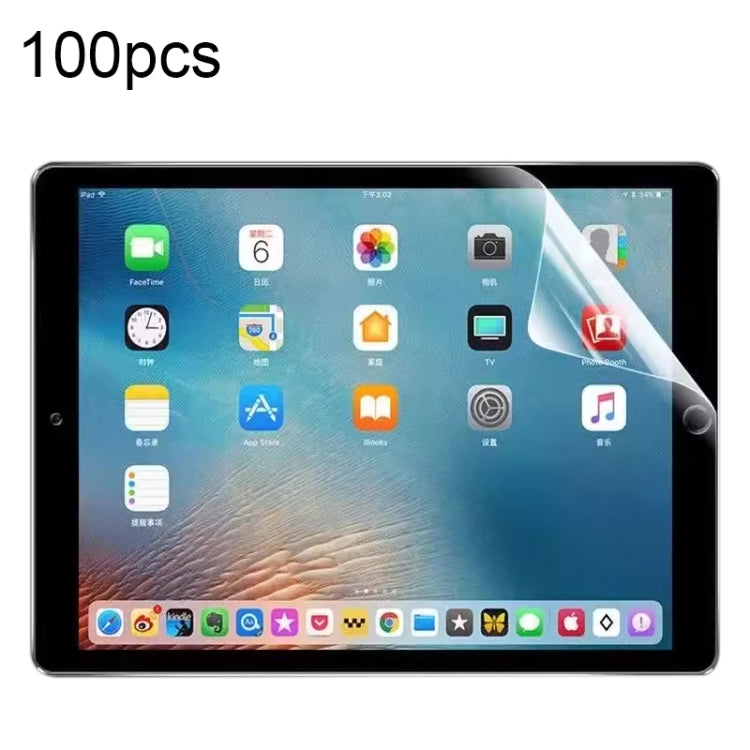 100pcs HD Screen Protector Film, For iPad 10th Gen 10.9 2022, For iPad Air 4 / 5 10.9 inch A2325 A2316, For iPad 10.2 inch 2019 2020 2021, For iPad mini 6 8.3 inch A2567, For iPad Pro 12.9 inch 2018 2020 2021, For iPad Pro 11 inch 2018 2020 2021�������...