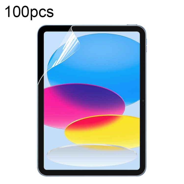 100pcs HD Screen Protector Film, For iPad 10th Gen 10.9 2022, For iPad Air 4 / 5 10.9 inch A2325 A2316, For iPad 10.2 inch 2019 2020 2021, For iPad mini 6 8.3 inch A2567, For iPad Pro 12.9 inch 2018 2020 2021, For iPad Pro 11 inch 2018 2020 2021�������...