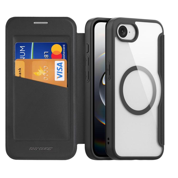 DUX DUCIS Skin X Pro Series MagSafe Ring Holder Leather Phone Case, For iPhone 17e / 16e, For iPhone 17 Pro Max, For iPhone 17 Pro, For iPhone 17, For iPhone Air, For iPhone 16 Pro Max