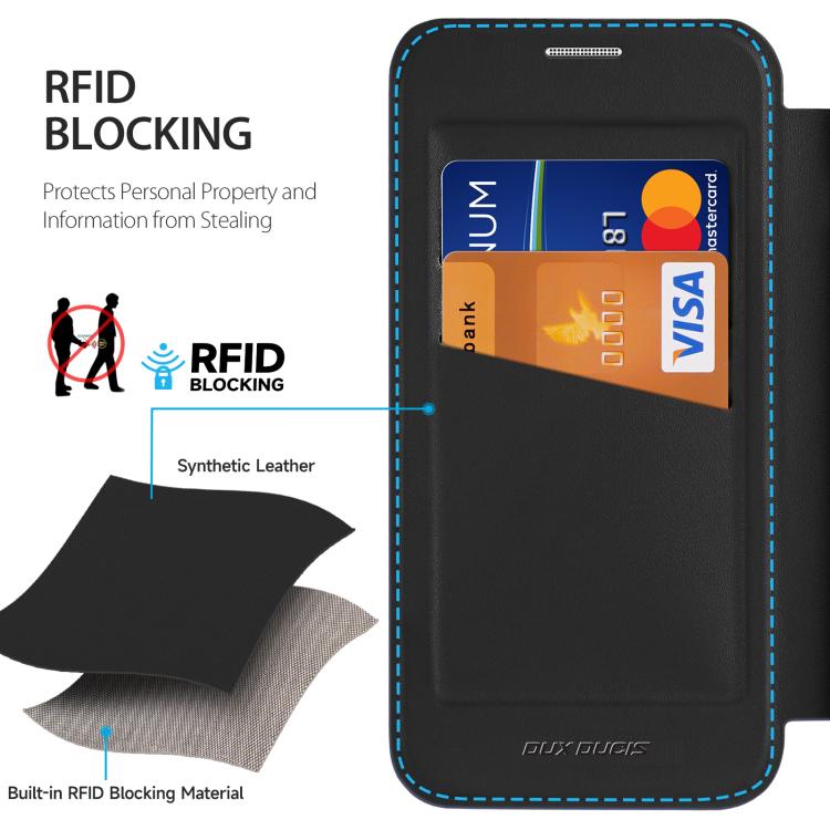 DUX DUCIS Skin X Pro Series MagSafe Ring Holder Leather Phone Case, For iPhone 17e / 16e, For iPhone 17 Pro Max, For iPhone 17 Pro, For iPhone 17, For iPhone Air, For iPhone 16 Pro Max