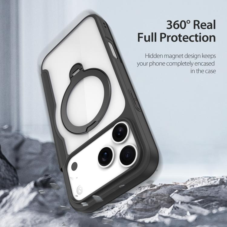 DUX DUCIS Skin X Pro Series MagSafe Ring Holder Leather Phone Case, For iPhone 18 Pro / 17 Pro, For iPhone 18 Pro Max / 17 Pro Max, For iPhone 17e / 16e, For iPhone 17, For iPhone Air