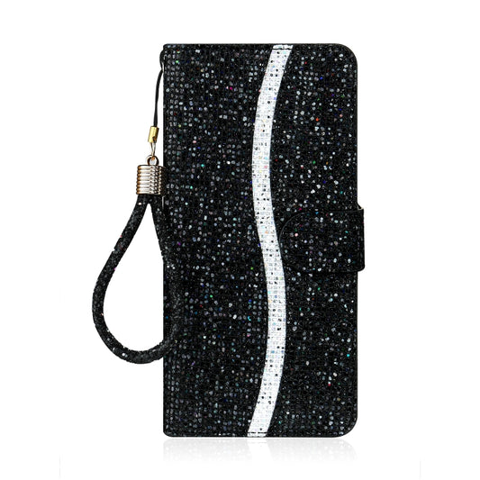 Rose gold glitter texture protective case Samsung Galaxy Note 20 Ultra front view