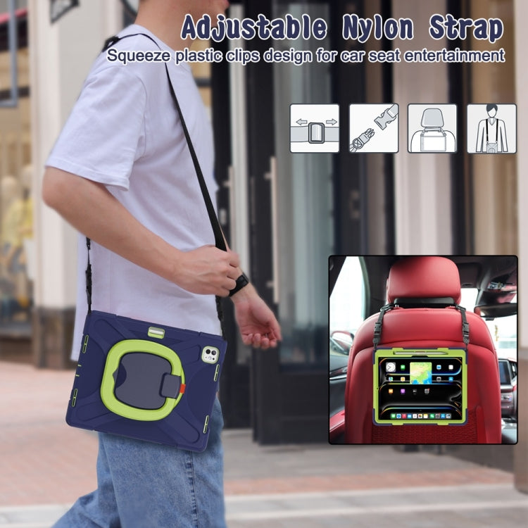 Silicone Hybrid PC Tablet Case with Holder & Shoulder Strap