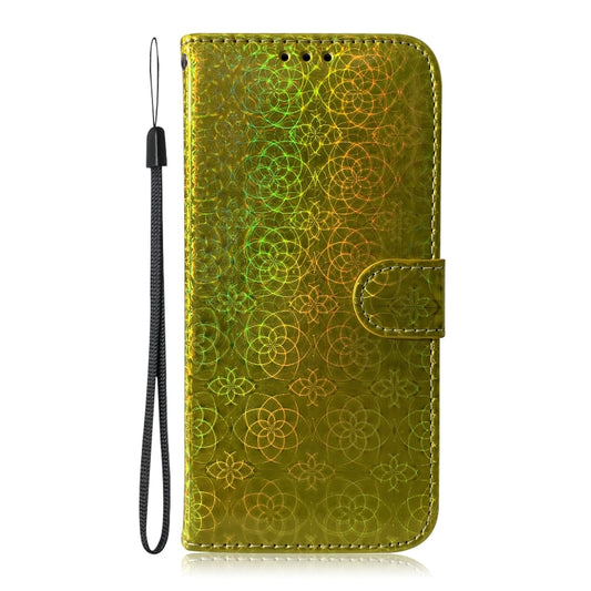 PU leather wallet case Xiaomi Redmi 9C featuring solid color design and holder stand