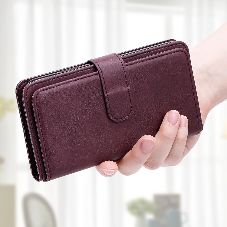 Multi-Function Wallet 10 Card Slots Leather Phone Case, For iPhone 17 Pro Max, For iPhone 17 Pro, For iPhone 17, For iPhone 17 Air