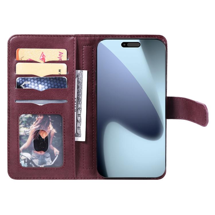 Multi-Function Wallet 10 Card Slots Leather Phone Case, For iPhone 17 Pro Max, For iPhone 17 Pro, For iPhone 17, For iPhone 17 Air
