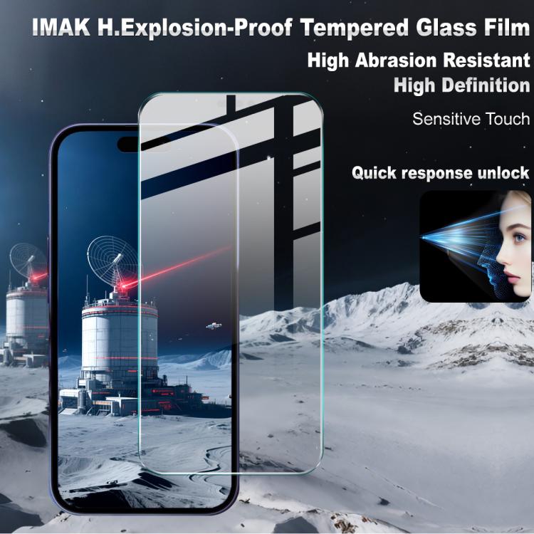 imak H Series Full Screen Tempered Glass Film, For iPhone 17 Pro Max, For iPhone 17 / 17 Pro, For iPhone 17 Air, For iPhone 16e, For iPhone 16 Pro Max, For iPhone 16 Pro, For iPhone 16 Plus, For iPhone 16