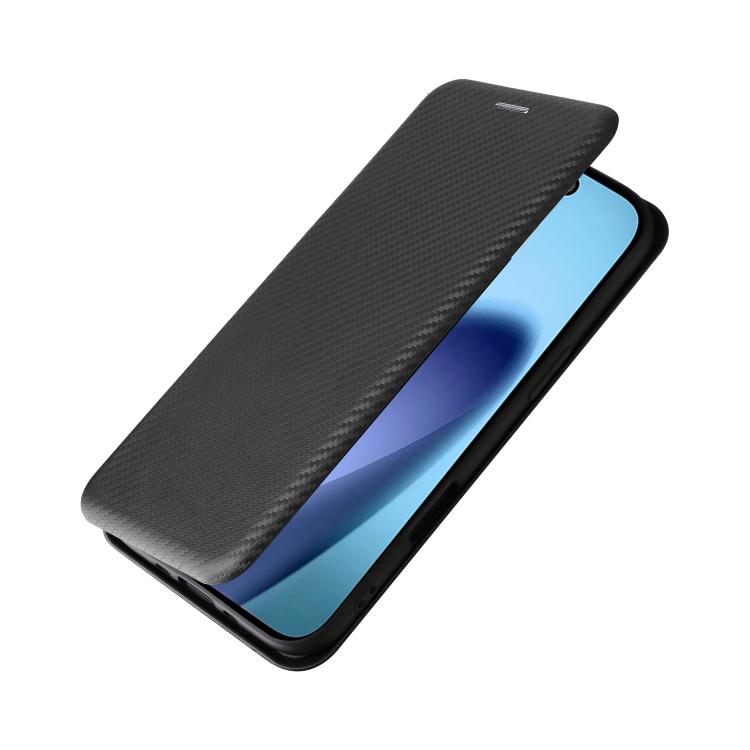 Carbon Fiber Texture Flip Leather Phone Case, For iPhone SE 2024, For iPhone 16 Pro Max, For iPhone 16 Pro, For iPhone 16 Plus