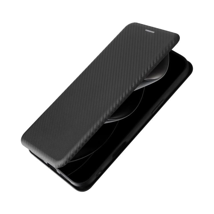 Carbon Fiber Texture Flip Leather Phone Case, For iPhone 17 Pro Max, For iPhone 17 Pro, For iPhone 17, For iPhone 17 Air