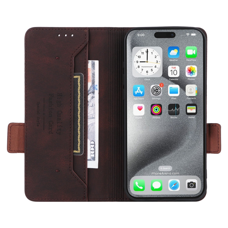 Magnetic Clasp Leather Phone Case, For iPhone 16 Pro Max, For iPhone 16 Pro, For iPhone 16 Plus, For iPhone 16