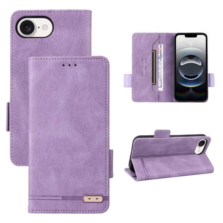 Magnetic Clasp Leather Phone Case, For iPhone 17 Pro Max, For iPhone 17 Pro, For iPhone 17, For iPhone SE 2024