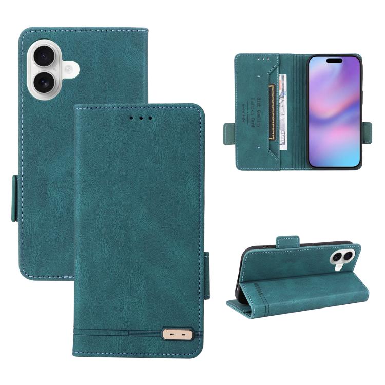 Magnetic Clasp Leather Phone Case, For iPhone 17 Pro Max, For iPhone 17 Pro, For iPhone 17, For iPhone SE 2024