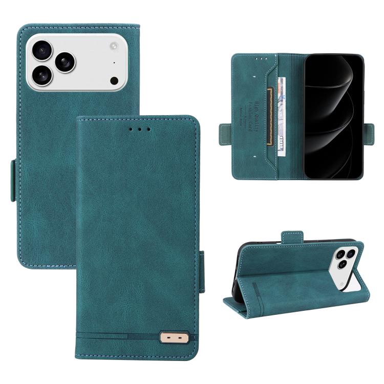 Magnetic Clasp Leather Phone Case, For iPhone 17 Pro Max, For iPhone 17 Pro, For iPhone 17, For iPhone SE 2024