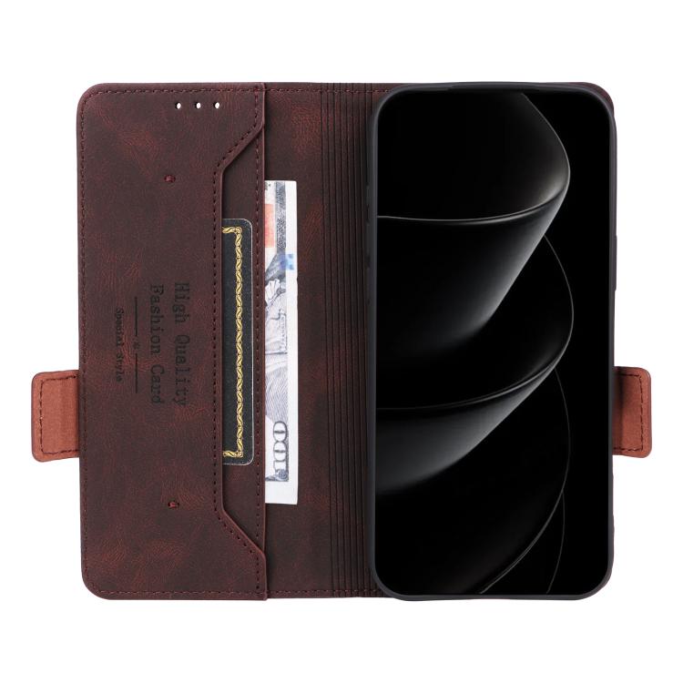 Magnetic Clasp Leather Phone Case, For iPhone 17 Pro Max, For iPhone 17 Pro, For iPhone 17, For iPhone SE 2024