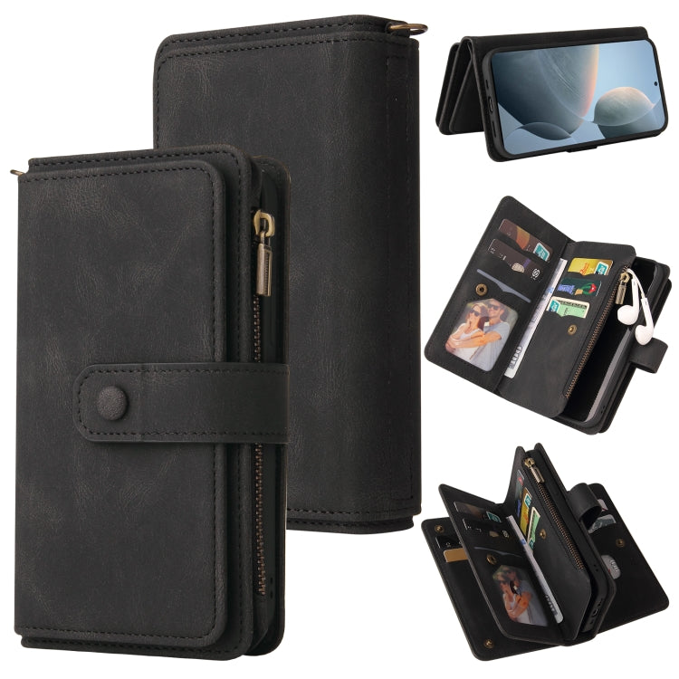 Skin Feel Multi Card Slots Zipper Wallet Leather Phone Case, For Xiaomi 17 Ultra, For Xiaomi 14T Pro, For Xiaomi 14T, For Xiaomi Poco F6, For Xiaomi Poco F6 Pro