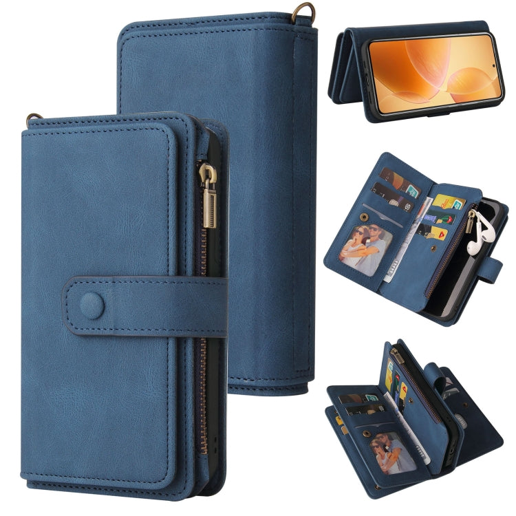 Skin Feel Multi Card Slots Zipper Wallet Leather Phone Case, For Xiaomi 17 Ultra, For Xiaomi 14T Pro, For Xiaomi 14T, For Xiaomi Poco F6, For Xiaomi Poco F6 Pro