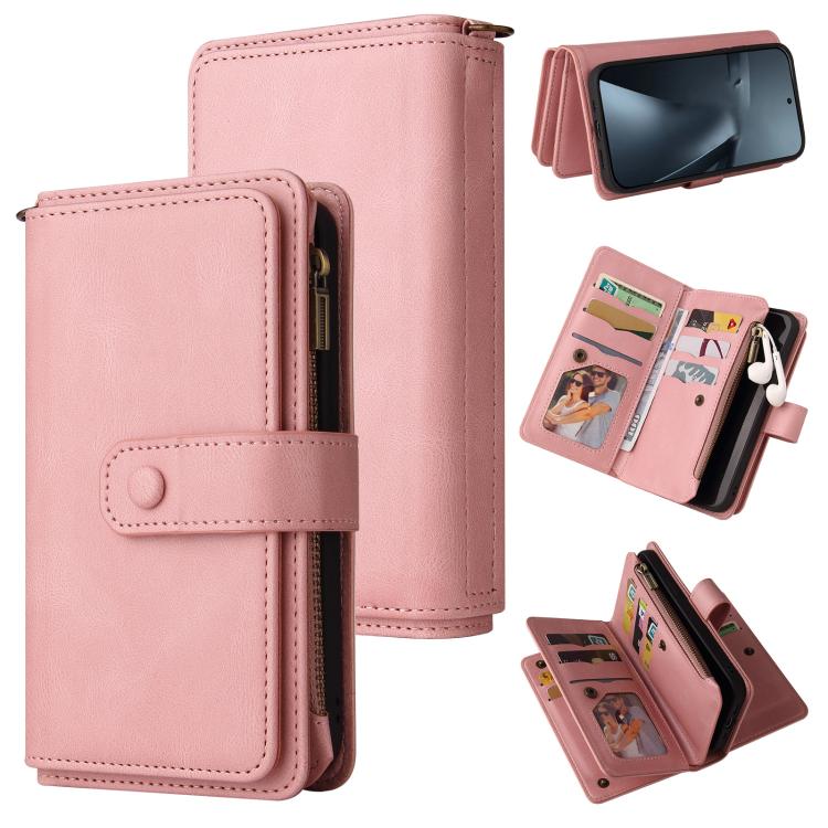 Skin Feel Multi Card Slots Zipper Wallet Leather Phone Case, For Xiaomi 17 Max 5G, For Xiaomi 17T Pro 5G Global, For Xiaomi 17T 5G Global, For Xiaomi 17 Ultra, For Xiaomi 14T Pro, For Xiaomi 14T