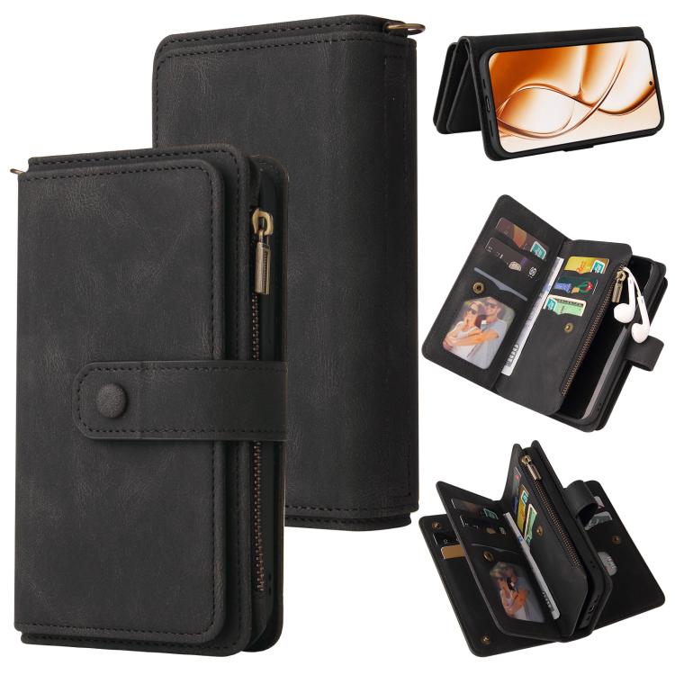 Skin Feel Multi Card Slots Zipper Wallet Leather Phone Case, For Xiaomi Poco C95 Pro, For Xiaomi Poco M8 Power 5G, For Xiaomi 17 Max 5G, For Xiaomi 17T Pro 5G Global, For Xiaomi 17T 5G Global, For Xiaomi 17 Ultra