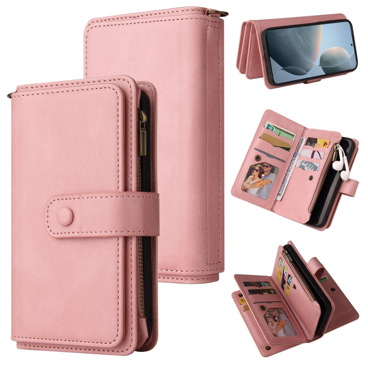 Skin Feel Multi Card Slots Zipper Wallet Leather Phone Case, For Redmi Note 14 Pro / 14 Pro+ 5G, For Redmi 14C 4G Global, For Redmi 13 4G Global, For Redmi K70
