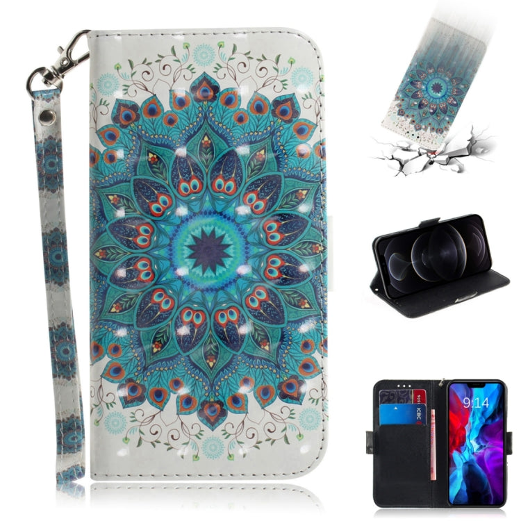 3D Colored Drawing Horizontal Flip Leather Case with Holder & Card Slots & Wallet & Lanyard, Series 1
