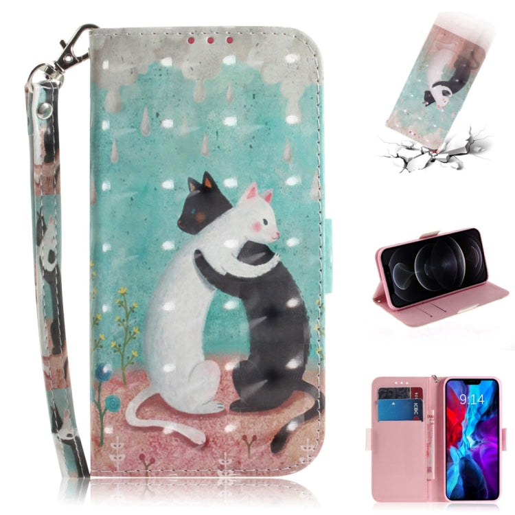 3D Colored Drawing Horizontal Flip Leather Case with Holder & Card Slots & Wallet & Lanyard, Series 1