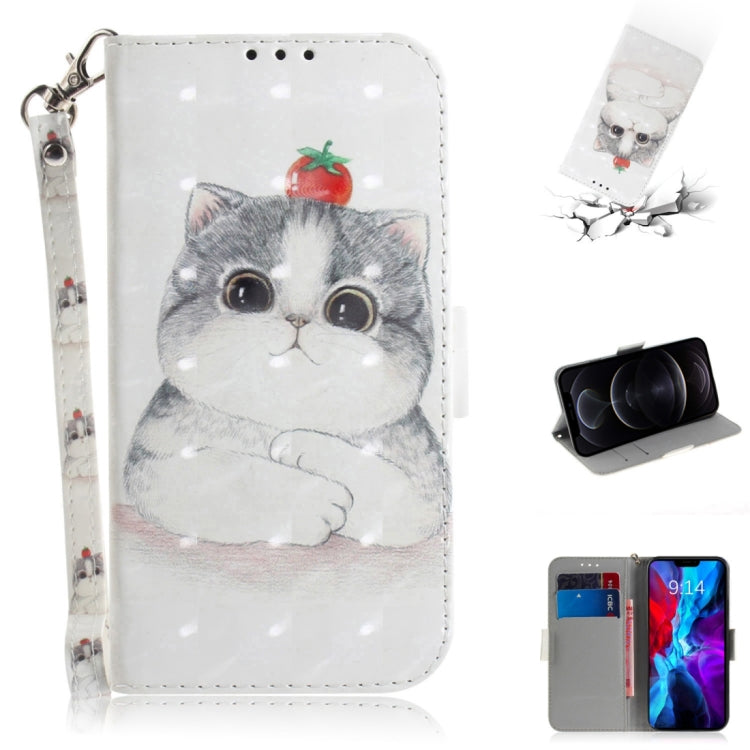 3D Colored Drawing Horizontal Flip Leather Case with Holder & Card Slots & Wallet & Lanyard, Series 1