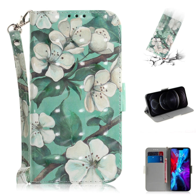 3D Colored Drawing Horizontal Flip Leather Case with Holder & Card Slots & Wallet & Lanyard, Series 1