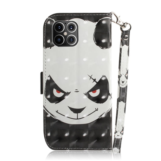 3D artistic colored drawing leather case iPhone 12 Pro Max with multiple compartments