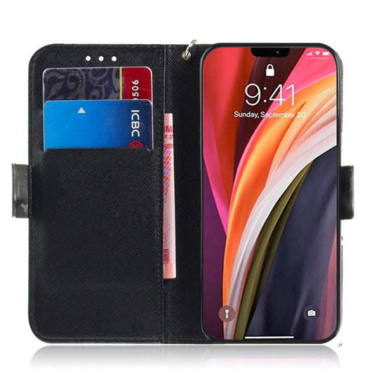 Leather wallet case for iPhone 12 Pro Max with card storage and stand functionality