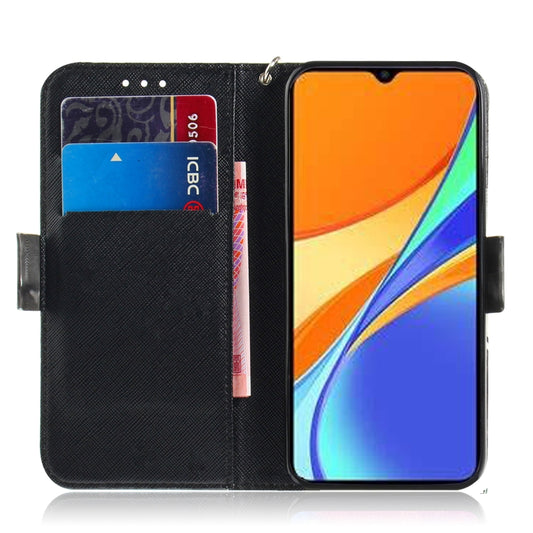 3D artistic leather case open view showing card storage and wallet functionality
