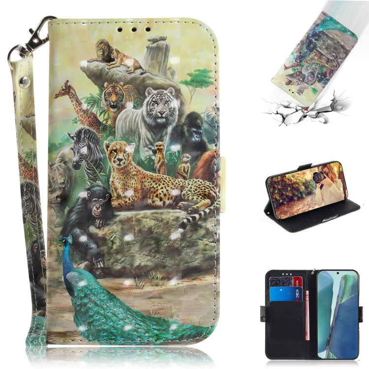 3D Colored Drawing Horizontal Flip Leather Case with Holder & Card Slots & Wallet & Lanyard, Series 1