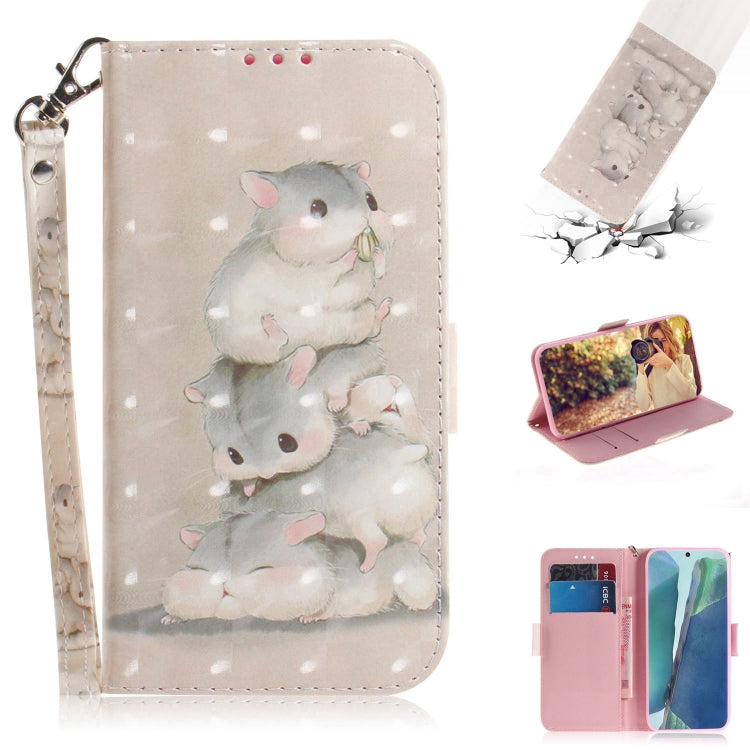 3D Colored Drawing Horizontal Flip Leather Case with Holder & Card Slots & Wallet & Lanyard, Series 1