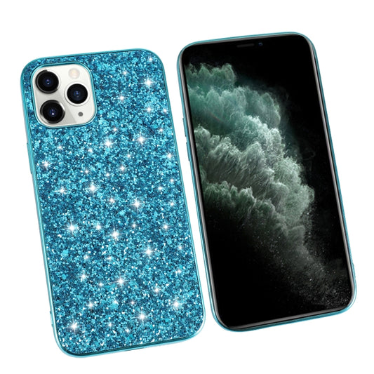 iPhone 12 Pro Max glitter case with dual-layer TPU shock absorption technology