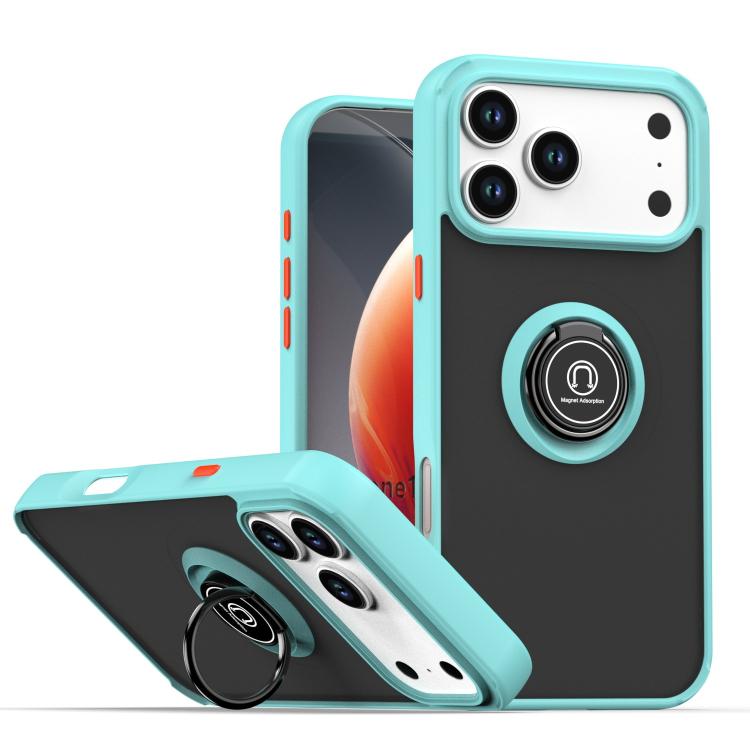 Q Shadow 1 Series TPU + PC Phone Case with Ring, For iPhone 17 Pro Max, For iPhone 17 Pro, For iPhone 17