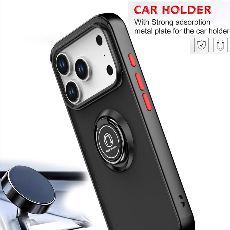 Q Shadow 1 Series TPU + PC Phone Case with Ring, For iPhone 17 Pro Max, For iPhone 17 Pro, For iPhone 17
