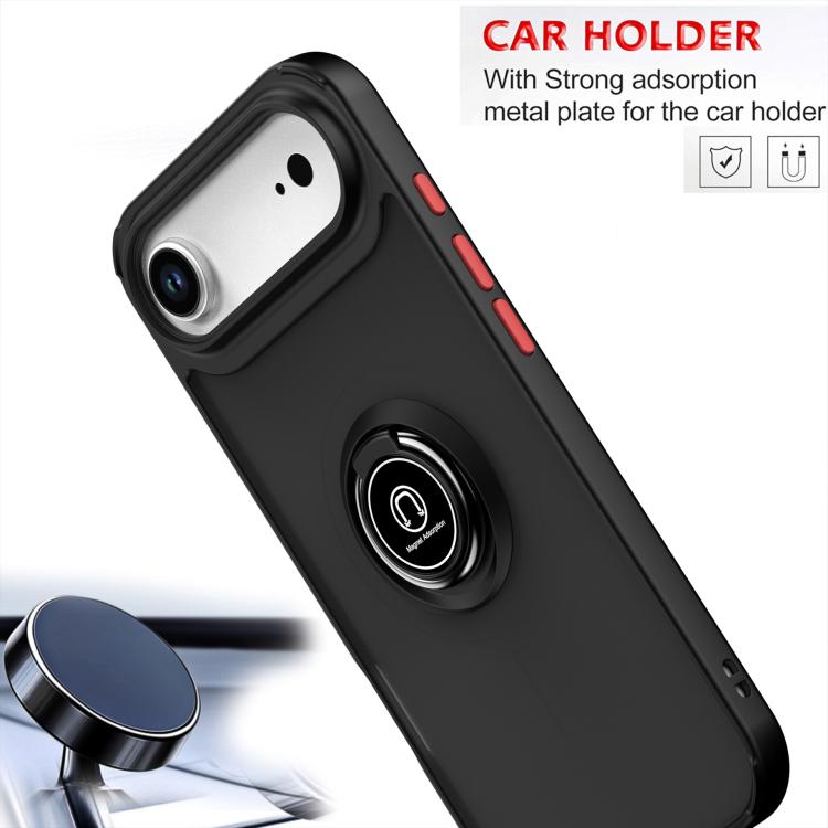 Q Shadow 1 Series TPU + PC Phone Case with Ring, For iPhone 17 Air, For iPhone 16e, For iPhone 16 Pro Max