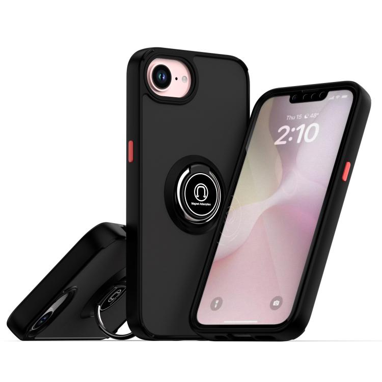 Q Shadow 1 Series TPU + PC Phone Case with Ring, For iPhone 17 Pro Max, For iPhone 17 Pro, For iPhone 17