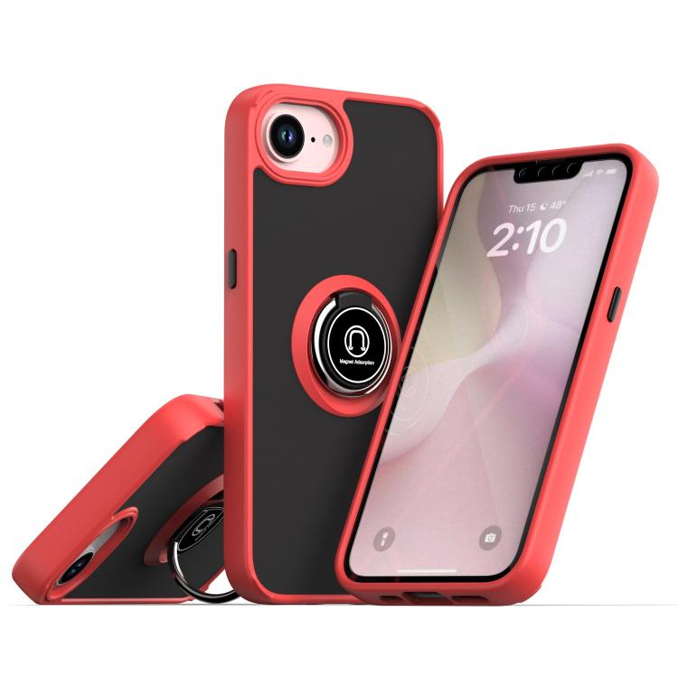 Q Shadow 1 Series TPU + PC Phone Case with Ring, For iPhone 17 Air, For iPhone 16e, For iPhone 16 Pro Max