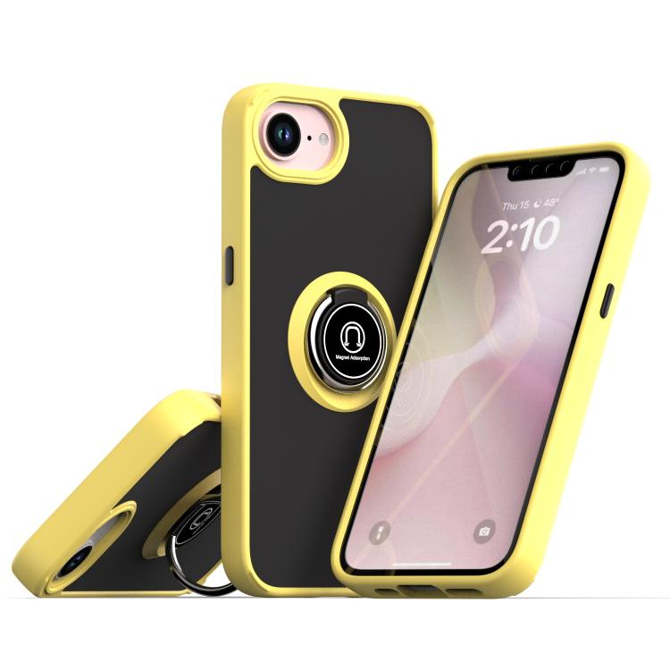 Q Shadow 1 Series TPU + PC Phone Case with Ring, For iPhone 17 Air, For iPhone 16e, For iPhone 16 Pro Max