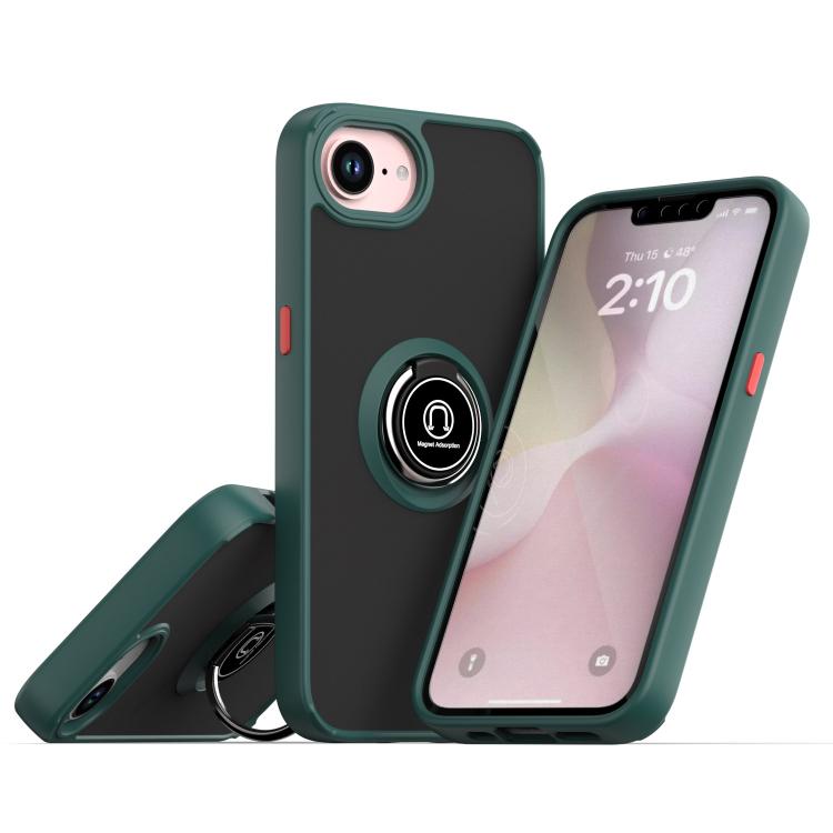 Q Shadow 1 Series TPU + PC Phone Case with Ring, For iPhone 17 Air, For iPhone 16e, For iPhone 16 Pro Max